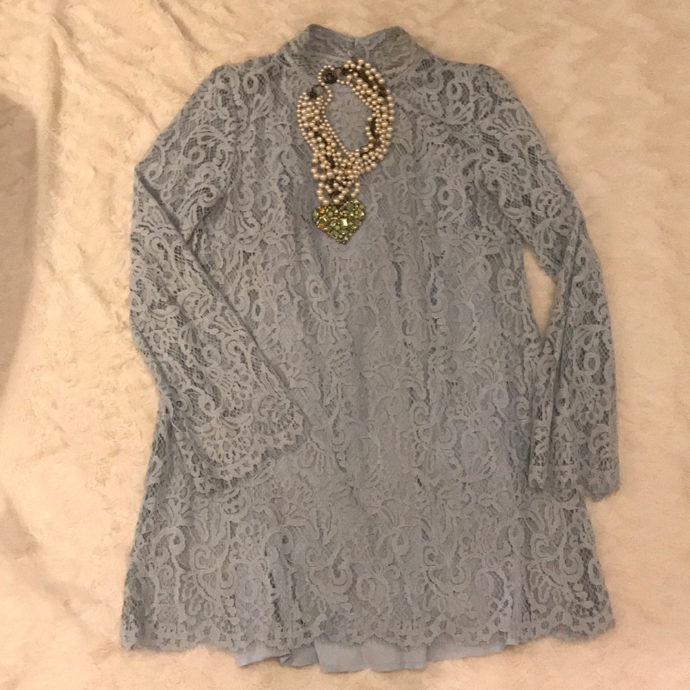 💙💙BEAUTIFUL LACE HIGH NECK DRESS💙💙